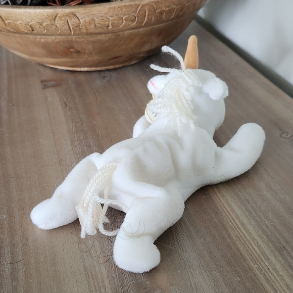 🦄 Ty Beanie Baby “Mystic” the Unicorn 1993 – Non-Iridescent Horn, Vintage - Picture 7 of 16